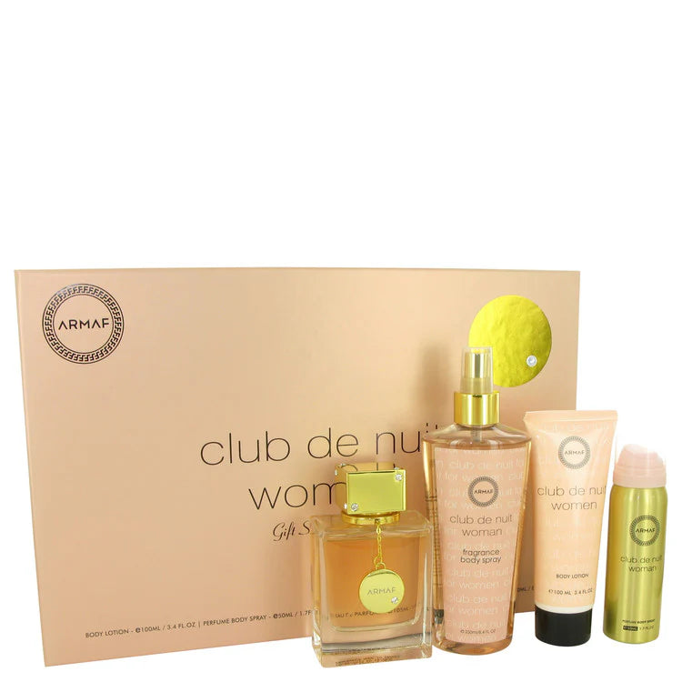 ARMAF "CLUB DE NUIT" 4PCS SET 3.4OZ EDP + 3PCS. [WSET]