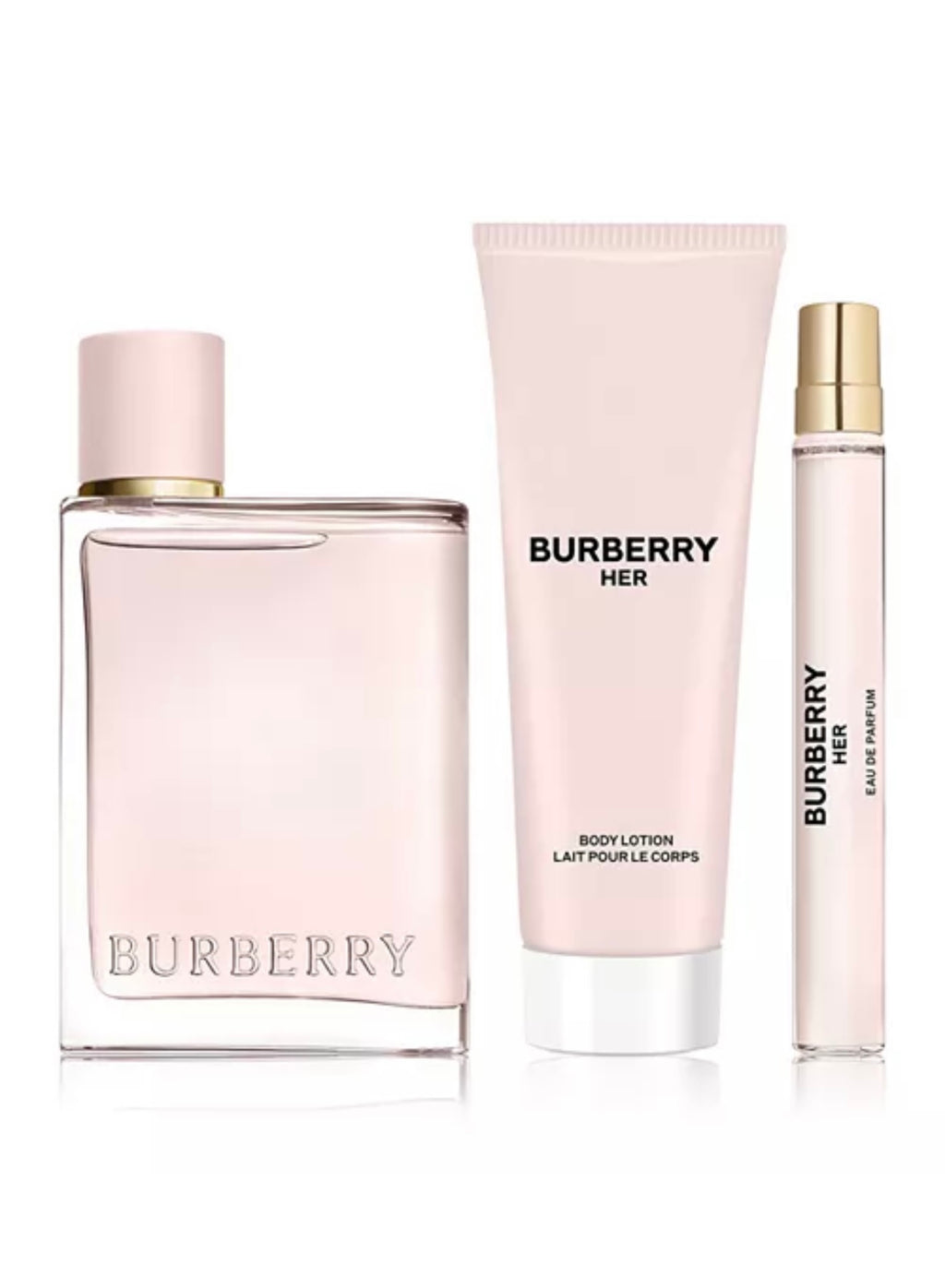 Burberry Her Eau de Parfum 3PC Set 3.3 oz EDP + 2.5 BL + 10ML